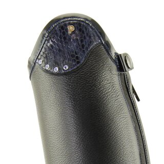 Lederreitstiefel Luca black/ blue
