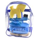 Putz-Set im Rucksack