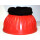Hufglocken Gummi Plüsch rot L