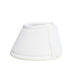 Hufglocken Neopren Klett weiß XL