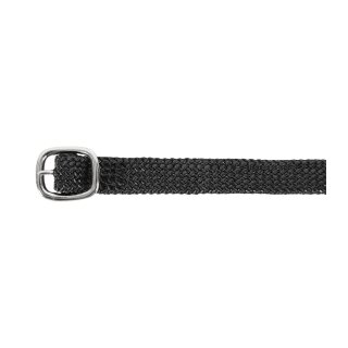 Sporenriemen Nylon schwarz/silber