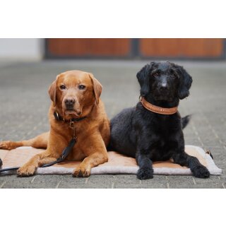 Hundebett Faux Leather cognac