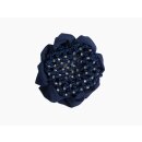 Haarnetz Crystal blau