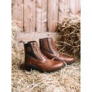 Leder Stiefelette SideZip