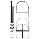 Futterschalenhalterung für 2L Schalen schwarz