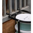 Futterschalenhalterung für 2L Schalen schwarz